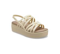 Crocs Sandaletten "Brooklyn Strappy" in Beige - Größe 38/39 | Damen Sandalen