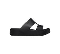 Crocs - Schaumstoff-Keilsandalen - Getaway Platform H-Strap Black für Damen - Größe 39-40 - schwarz schwarz 39-40