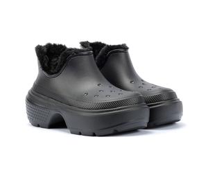 Crocs Stomp Gefütterte Shorty Damen Schwarz Stiefel EU 42 / UK 8
