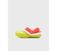 Clog CROCS "Kid's The Grinch Classic Lined Clog", Kinder, Gr. 37, rot grün, Croslite™, Textil, festlich, Schuhe (52284768-37) rot grün