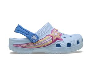 Crocs - Toddler Classic Star Lights Clog - Mädchen Sandale mit LED Lichter - ..., Gr. 27-28 EU / 10 US C