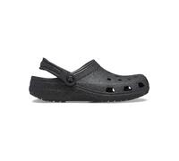 Crocs - Ultraleichte Clogs - Classic Glitter Clog Black Glitter für Herren - Größe 38-39 - schwarz schwarz 38-39