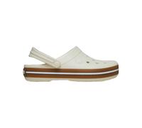 Crocs Crocband Gum Clog Schuhe weiß creme braun - 43-44