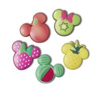 Crocs Unisex Disney Jibbitz Schuh-Anhänger, 5 Stück Schuhanhänger, Mickey and Friends Foodie