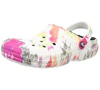 Crocs Unisex-Adult Classic Lined Tie-Dye Clog, Blotched Tie Dye, 45/48 EU