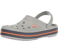 Crocs Unisex Adult Crocband Clog, Light Grey/Navy,42/43 EU