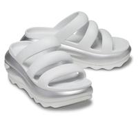 Crocs Unisex-Adult Mega Crush Triple Strap Sandal Platform, Moonlight/Silver Metallic, 38/39 EU