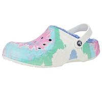 Crocs Unisex-Baya Gefütterter bedruckter Clog für Erwachsene, Pink Lemonade/Multi, 43/44 EU