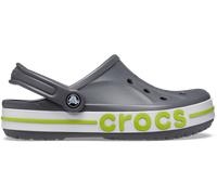 Crocs Bayaband Clogs für Damen und Herren mit Fersenriemen für sicheren Halt 36-37 EU Slate Grey/Lime Punch