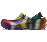 Crocs BistroGrphicClg, Unisex Erwachsene Bistro Graphic Clog, Neon Multi Schwarz, 36/37 EU