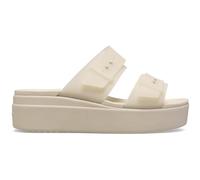 Crocs Herren Brooklyn BuckleFrostedLowWedge Sandalen, Sandstone, 42/43 EU