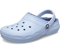 Crocs Unisex-Child Classic Lined Clog, Blue Calcite, 11 Little Kid