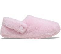 Crocs Hausschuhe Classic Cozzzy Slipper Damen Rosa Gr. 42 Croslite Textil mit kleiner Plateausohle