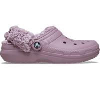Hausschuh CROCS "Classic Fleece Lined Clog", Herren, Gr. 37, rosa (dusty lila), Croslite™, Schuhe Hausschuh, Clog mit Warmfutter (20539850-37) dusty lila
