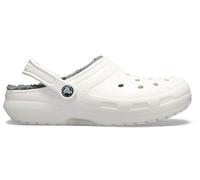 Crocs Unisex Erwachsene Classic Lined Clog Clog, White/Grey, 39/40 EU