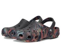 Crocs Unisex Classic Marbled Tie Dye Clog, Schwarz, Sand/Mehrfarbig, 39/40 EU