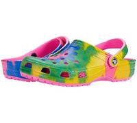 Crocs Unisex Classic Tie-dye Graphic Clog Holzschuh, Schwarz, 37 EU
