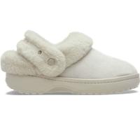 Crocs Hausschuhe Unfurgtble Vegan Suede Clog (Sandale, Kunstwildleder, mit Innenfutter) weiss, Größe Euro (US) 45-46