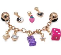 Crocs Unisex Custom Charm Chain 5 Pack Schuhanhänger, Mehrfarbig