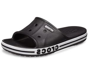 crocs Unisex-Erwachsene 205392 Rutsche, Schwarz/Weiß, 11 UK M (M12)