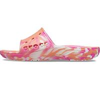 Crocs Unisex Erwachsene Baya 2 Marbled Amazon Slide Badeschlappen, Papaya/Multi, 48/49 EU