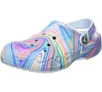 Crocs Unisex Erwachsene Baya Lined Printed Clog Clog, Mineral Blue/Multi, 46/47 EU