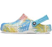 Crocs Unisex Baya Graphic Clog, Tropischer weißer Druck, 46/47 EU
