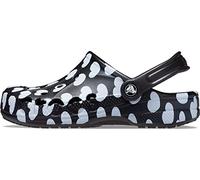 Crocs Unisex Baya Graphic Clog, schwarz/weiß, 46/47 EU