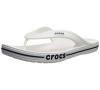 Crocs Unisex's Bayaband Flip Flop,White/Navy,37/38 EU