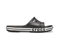 Crocs Badeschlappen Bayaband Slide Unisex Schwarz/Weiß Größe 39/40