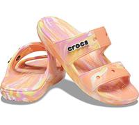 Crocs Unisex Erwachsene Classic Crocs Marbled Sandal Sandalen, Papaya/Multi, 39/40 EU