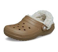 Crocs Unisex-Erwachsene Classic Fleece Gefüttert Clogs Fuzzy Hausschuhe für Damen und Herren, Sepia, 45/48 EU