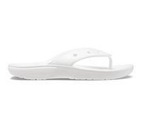 Crocs Zehensandale Classic Flip (leichtes, schwimmfähiges Croslite-Schaummaterial) weiss - 1 Paar, Größe Euro (US) 45-46