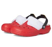 Crocs Unisex-Erwachsene Classic Holiday Lined Clogs, Varsity Red/Multi, 36/37 EU
