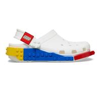 Crocs Unisex - Erwachsene Classic Lego System Clogs, Lego Schuhe für Damen und Herren Clogs, weiß, 41/42 EU