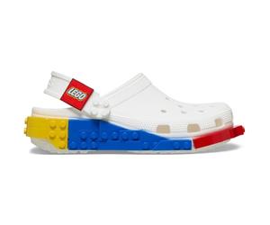 Crocs Unisex - Erwachsene Classic Lego System Clogs, Lego Schuhe für Damen und Herren Clogs, weiß, 41/42 EU