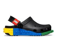 Crocs Unisex-Erwachsene Classic Lego System Clogs, Lego Schuhe für Damen und Herren, Schwarz, 14 Women/12 Men