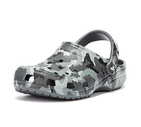 Crocs Unisex Classic Printed Camo Clog, Slate Grey/Multi, 39/40 EU