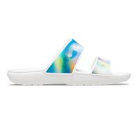 Crocs Unisex-Erwachsene Classic Tie Dye Two-Strap Sandalen Solar Rainbow 14 Herren/16 Damen