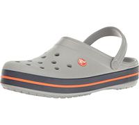 Crocs Unisex Erwachsene Crocband Clog Clog, Light Grey/Navy, 37/38 EU