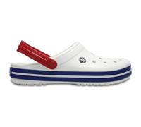 Crocs Unisex Erwachsene Crocband Clog Clog, White/Blue Jean, 38/39 EU