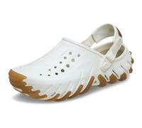 Crocs Unisex-Erwachsene Echo RO Clog, verstellbare Clogs mit Gummi-Außensohle, LiteRide-Fußbett, Kreide, 39/40 EU