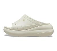 Crocs Unisex-Erwachsene Klassische Crush Plateau Slide Sandalen Keilabsatz, Knochen, 41/42 EU