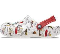 Crocs Unisex-Erwachsene Klassische Peanuts Snoopy Clogs, Wei /mehrfarbig, 43/44 EU