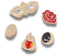 Crocs Unisex Gold Magic 5 Pack Schuhanhänger, Mehrfarbig