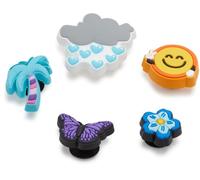 Crocs Unisex Jibbitz Shoe Spirit Mädchen Multipack, Charms für Teenager, Chill Summer, 5 Pack