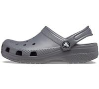 Clog CROCS "Classic K", Jungen, Gr. 38, grau (dunkelgrau), Croslite™, unifarben, Schuhe Clog, Sommerschuh, Hausschuh, Badeschuh mit schwenkbarem Fersenriemchen (63092338-38) dunkelgrau