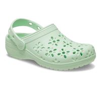 Crocs Unisex Kinder Classic Floral Cut Out Clog T Clog, Jade Tint, 25/26 EU