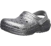 Crocs Unisex Kinder Classic Glitter Lined Clog K Holzschuh