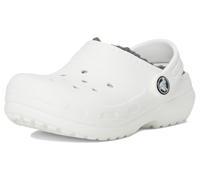 Crocs Unisex Kinder Classic Lined Clog T Clog, White/Grey, 25/26 EU